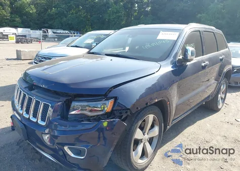 2015 Jeep Grand Cherokee Overland из США, поврежденный, VIN 1C4RJFCG7FC956504